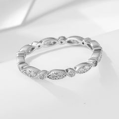 4-Piece Wedding Band Set with Sona Simulated Diamonds in 925 Sterling Silver