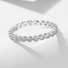 4-Piece Wedding Band Set with Sona Simulated Diamonds in 925 Sterling Silver