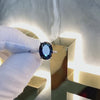 Accented Oval Cut Multi-Colored Simulated Gemstone Engagement Ring